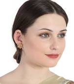 Gold cubic zirconia earrings
