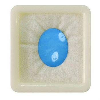 Natural Turquoise at Wholesale Rate 4.25 Ratti 3.86 Carat Oval Shape फिरोज़ा Loose Gemstone Astrologers Jewellers 1 Pc 1