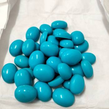Natural Turquoise at Wholesale Rate 10.25 Ratti 9.25 Carat Oval Shape फिरोज़ा Loose Gemstone Astrologers Jewellers 1 Pc 3
