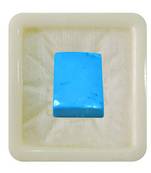 Natural Turquoise at Wholesale Rate 10.25 Ratti 9.25 Carat Rectangle Shape फिरोज़ा Loose Gemstone Astrology Purpose 1 Pc
