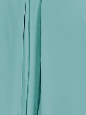 Stylish ladies pleated tie collar high low top  -Sky Blue 4