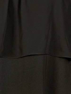 Stylish ladies shirt collar double layered Tunic -Black 4