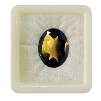 Natural Smoky Quartz at Wholesale Rate 4.25 Ratti 3.86 Carat Oval Shape धूमिल स्फटिक Loose Gemstone Astrology Ratan 1 Pc 1