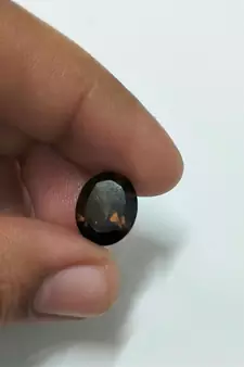 Natural Smoky Quartz at Wholesale Rate 5.25 Ratti 4.77 Carat Oval Shape धूमिल स्फटिक Loose Gemstone Astrology Ratan 1 Pc