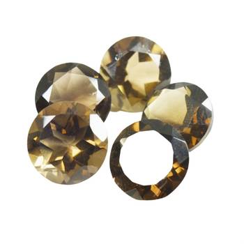 Natural Smoky Quartz at Wholesale Rate 4.25 Ratti 3.86 Carat Round Shape धूमिल स्फटिक Loose Gemstone Jewelry Making 1 Pc 2