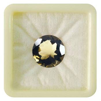 Natural Smoky Quartz at Wholesale Rate 6.25 Ratti 5.68 Carat Round Shape धूमिल स्फटिक Loose Gemstone Jewelry Making 1 Pc 1