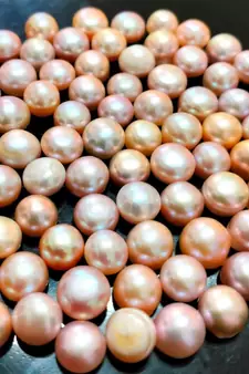 Natural Pink Pearl at Wholesale Rate 4.25 Ratti 3.86 Carat Round Shape मोती Loose Gemstone Astrologers Jewellers 1 Pcs