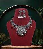 Maroon necklace-sets