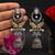 White jhumkas