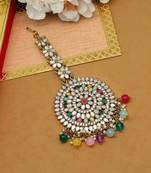 Multicolor maang-tikka