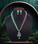 Green necklace-sets