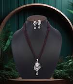 Purple necklace-sets