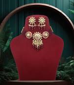 Maroon necklace-sets
