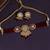 Maroon necklace-sets