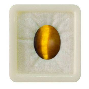 Natural Tiger Eye at Wholesale Rate 6.25 Ratti 5.68 Carat Oval Shape चिति Loose Gemstone For Astrologers Jewellers 1 Pcs 1