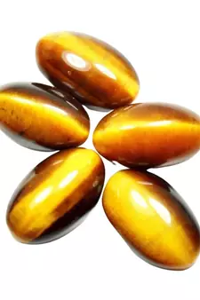 Natural Tiger Eye at Wholesale Rate 6.25 Ratti 5.68 Carat Oval Shape चिति Loose Gemstone For Astrologers Jewellers 1 Pcs