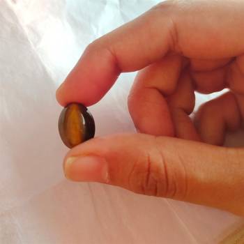 Natural Tiger Eye at Wholesale Rate 7.25 Ratti 6.89 Carat Oval Shape चिति Loose Gemstone For Astrologers Jewellers 1 Pcs 4