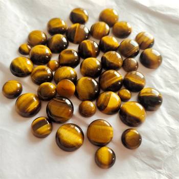 Natural Tiger Eye at Wholesale Rate 4.25 Ratti 3.86 Carat Round Shape चिति Loose Gemstone For Astrology Purpose 1 Pcs 3