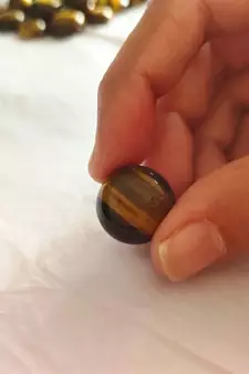 Natural Tiger Eye at Wholesale Rate 5.25 Ratti 4.77 Carat Round Shape चिति Loose Gemstone For Astrology Purpose 1 Pcs