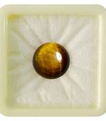 Natural Tiger Eye at Wholesale Rate 7.25 Ratti 6.89 Carat Round Shape चिति Loose Gemstone For Astrology Purpose 1 Pcs