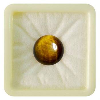 Natural Tiger Eye at Wholesale Rate 8.25 Ratti 7.5 Carat Round Shape चिति Loose Gemstone For Astrology Purpose 1 Pcs 1