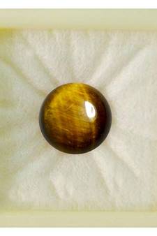 Natural Tiger Eye at Wholesale Rate 10.25 Ratti 9.25 Carat Round Shape चिति Loose Gemstone For Astrology Purpose 1 Pc