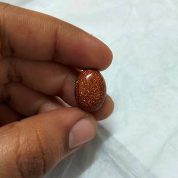 Simulated Sunstone at Wholesale Rate 8.25 Ratti 7.5 Carat Oval Shape संग सितारा Loose Gemstone Astrologer Jewellers 1 Pc 4