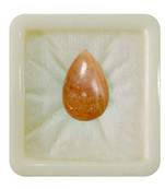 Natural Sunstone at Wholesale Rate 11.25 Ratti 10.12 Carat Pear Shape संग सितारा Loose Gemstone Astrologer Jeweller 1 Pc