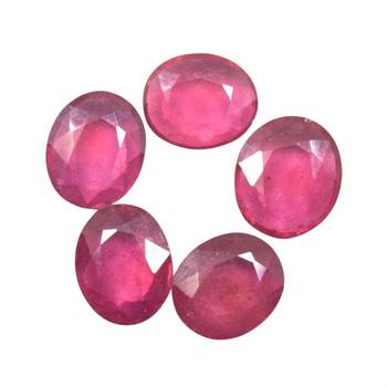 Natural Ruby at Wholesale Rate 7.25 Ratti 6.89 Carat Oval Shape माणिक Loose Gemstone for Astrologers Jewellers 1 Pcs 2