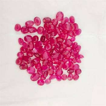Natural Ruby at Wholesale Rate 7.25 Ratti 6.89 Carat Oval Shape माणिक Loose Gemstone for Astrologers Jewellers 1 Pcs 3