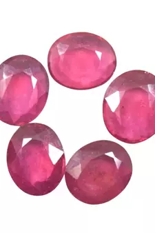 Natural Ruby at Wholesale Rate 8.25 Ratti 7.5 Carat Oval Shape माणिक Loose Gemstone for Astrologers Jewellers 1 Pcs