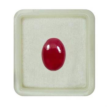 Natural Ruby at Wholesale Rate 8.25 Ratti 7.5 Carat Oval Shape माणिक Loose Gemstone for Astrology Purpose Ratan 1 Pcs 1