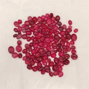 Natural Ruby at Wholesale Rate 8.25 Ratti 7.5 Carat Oval Shape माणिक Loose Gemstone for Astrology Purpose Ratan 1 Pcs 3