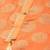 Orange Banarasi Jacquard Unstitched Salwar Suit Dress Material