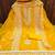Mustard embroidered chanderi silk salwar