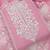 Light-pink embroidered chanderi silk salwar