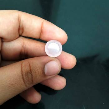 Natural Rose Quartz at Wholesale Rate 5.25 Ratti 4.77 Carat Faceted Oval Shape गुलाबी स्फटिक Loose Gemstone Ratan 1 Pcs 4