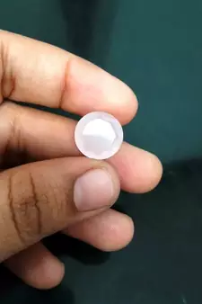 Natural Rose Quartz at Wholesale Rate 6.25 Ratti 5.68 Carat Faceted Oval Shape गुलाबी स्फटिक Loose Gemstone Ratan 1 Pcs