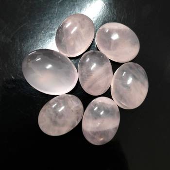 Natural Rose Quartz at Wholesale Rate 14.25 Ratti 12.98 Carat Oval Shape गुलाबी स्फटिक Loose Gemstone Astrological 1 Pcs 3