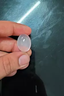 Natural Rose Quartz at Wholesale Rate 14.25 Ratti 12.98 Carat Oval Shape गुलाबी स्फटिक Loose Gemstone Astrological 1 Pcs