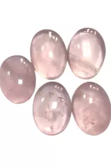Natural Rose Quartz at Wholesale Rate 21.25 Ratti 19.36 Carat Oval Shape गुलाबी स्फटिक Loose Gemstone Astrological 1 Pcs