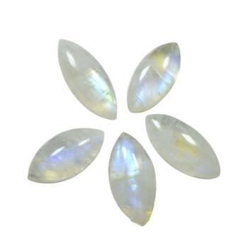Natural Rainbow Moonstone at Wholesale Rate 9.25 Ratti 8.36 Carat Marquise Shape चंद्रकांत Loose Gemstone Ratan 1 Pcs 2