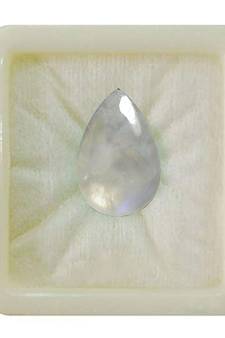 Natural Rainbow Moonstone at Wholesale Rate 2.25 Ratti 2.04 Carat Pear Shape चंद्रकांत Loose Gemstone Astrology 1 Pcs