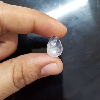 Natural Rainbow Moonstone at Wholesale Rate 2.25 Ratti 2.04 Carat Pear Shape चंद्रकांत Loose Gemstone Astrology 1 Pcs 4