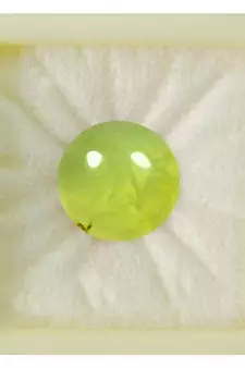Natural Prehnite at Wholesale Rate 6.25 Ratti 5.68 Carat Round Shape Green Loose Gemstone for Astrology Purpose 1 Pcs