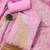 Pink jacquard chanderi silk salwar