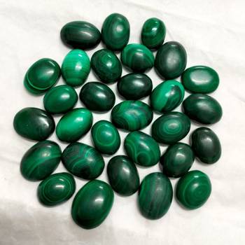 Natural Malachite at Wholesale Rate 6.25 Ratti 5.68 Carat Oval Shape दाना फ़िरंग Loose Gemstone Astrology Purpose 1 Pcs 3