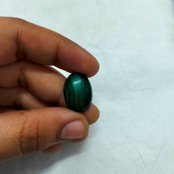 Natural Malachite at Wholesale Rate 6.25 Ratti 5.68 Carat Oval Shape दाना फ़िरंग Loose Gemstone Astrology Purpose 1 Pcs 4
