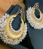 Blue Cubic Zirconia danglers-drops