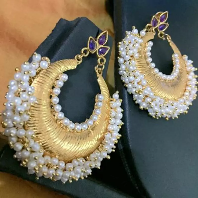 Blue Cubic Zirconia danglers-drops